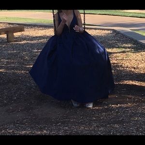 Prom dress. dark blue Sherri hill